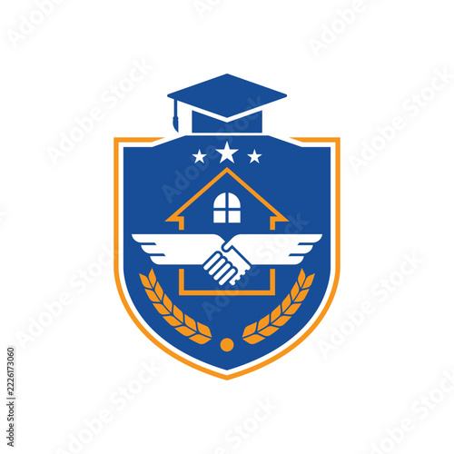 education school abstract logo modern style