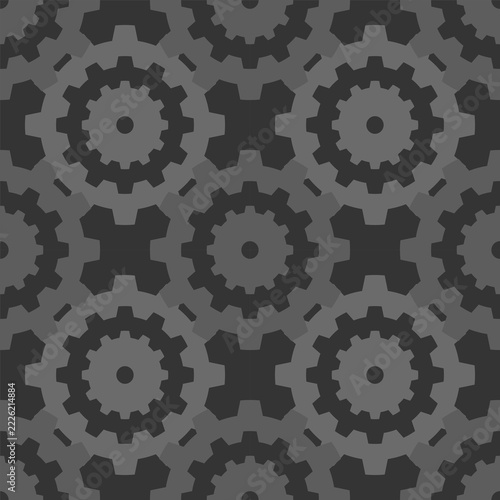 seamless pattern with gears