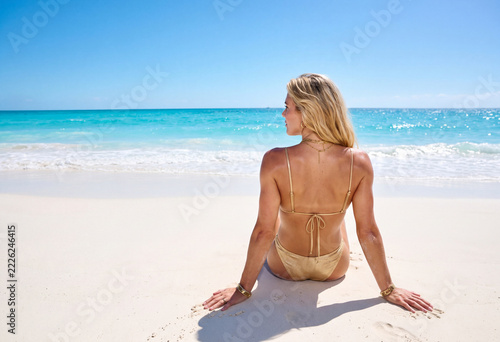 Woman at the beach