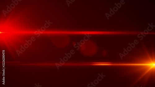 Red and Gold Light Leak Overlay Abstract Background