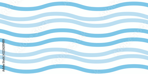 Water wave icon isolated on white background. Flat water wave icon for web site, backdrop and logo template. Useful for poster, placard and banner. Creative art concept, vector dynamic icon.eps,10