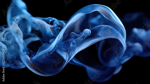 Harmony of flowing particles creating a mesmerizing wave of futuristic technology in a dark space