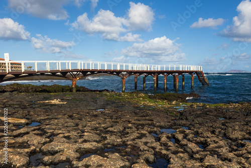 Pontile a Corralejo, Fuerteventura Canarie
