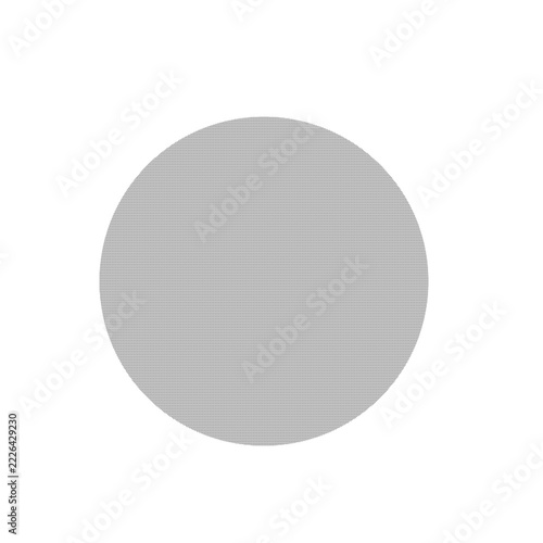 Soft white circle brushstroke texture with rough edges isolated on transparent background