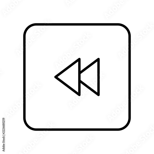 rewind button icon