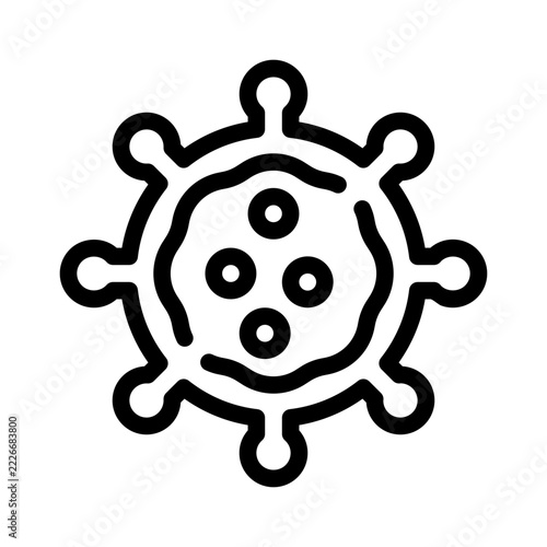 virus line icon