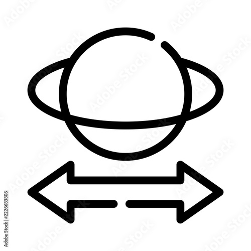 white space line icon