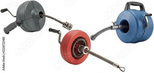 Boating and fishing essentials show three hand drain augers with