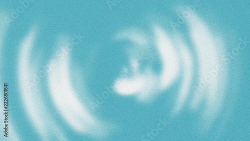 Fotografie Soft cyan ripple wave pattern with subtle grain texture for soothing background, website banner, and cover presentation