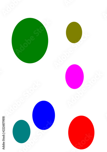 set of colorful buttons