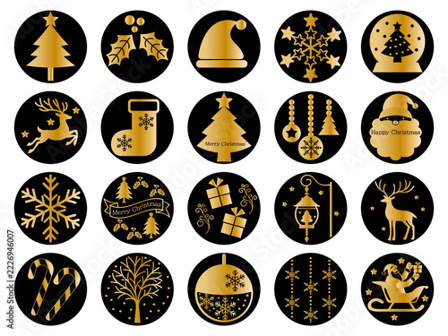 クリスマス■Xmas素材アイコンセット
