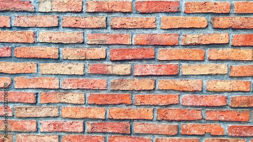 Red Brick Wall Texture, Rustic Exterior Masonry