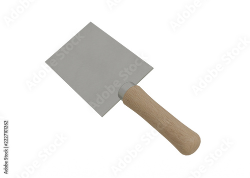 Hand Scraper Mockup for Logo Presentation