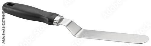 Obraz na plátně Offset spatula with angled blade on transparent background
