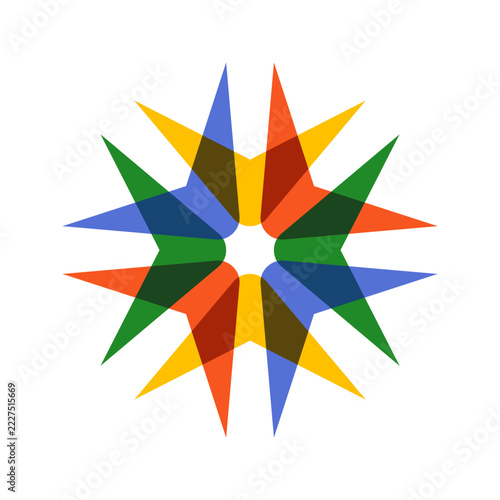 Colorful logo design concept vector. People Family Unity Connectivity logo Template