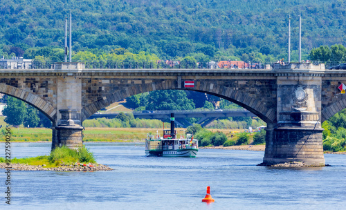 Die Elbe in Dresden