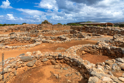 Ruinen des minoischen Palastes in Malia, Kreta