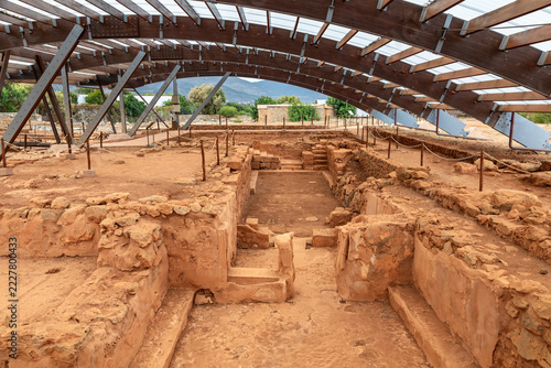 Ruinen des minoischen Palastes in Malia, Kreta