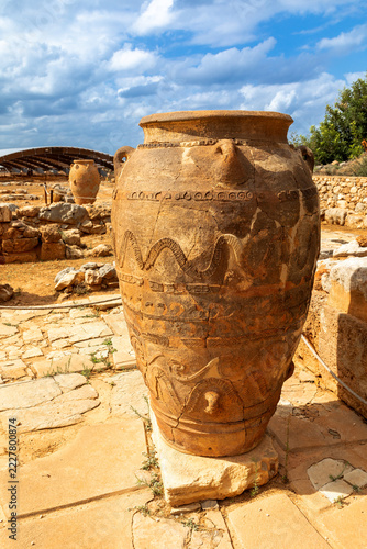 Ruinen des minoischen Palastes in Malia, Kreta