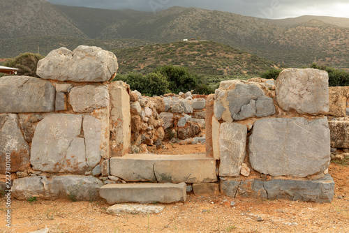 Ruinen des minoischen Palastes in Malia, Kreta