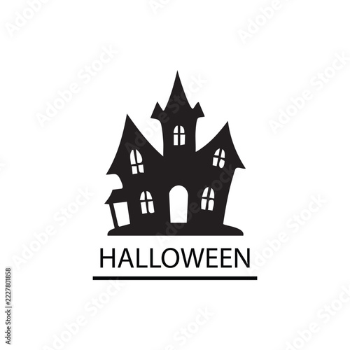 halloween house icon