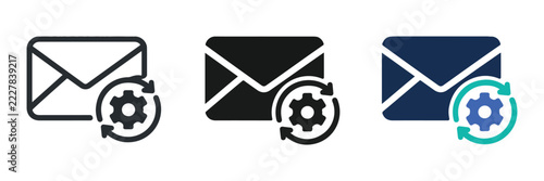 Email Automation Icon for Automated Messaging Workflows