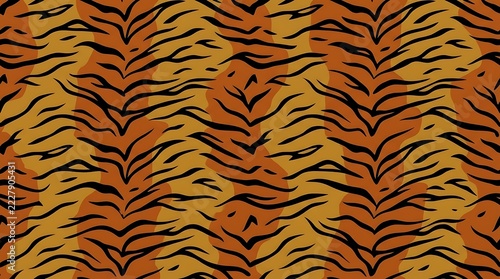 Tiger stripe textile pattern design with seamless repeating
