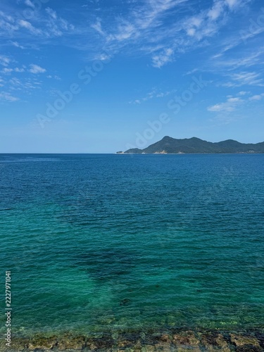 Canvas Print island in the sea