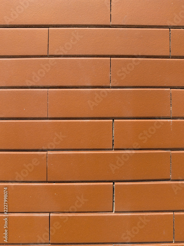 Terracotta Ceramic Brick Tile Wall Surface Texture