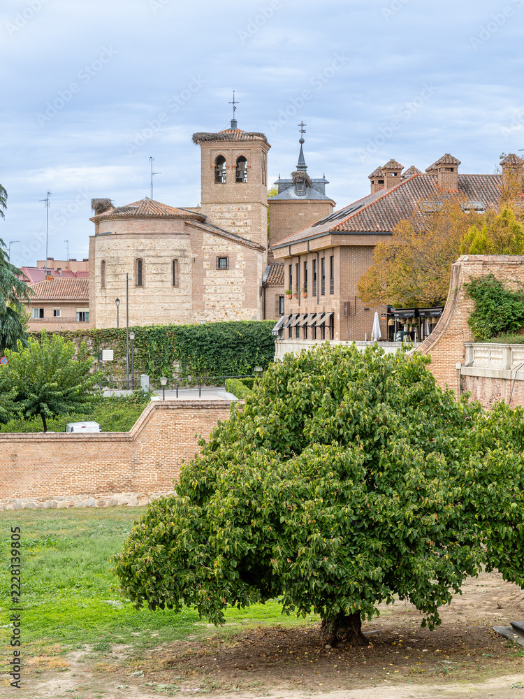 Fototapeta premium Exterior of the Palace of the Infante Don Luis, now a cultural center, in Boadilla del Monte, Madrid