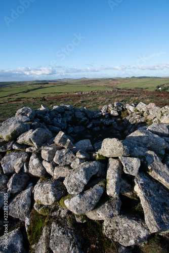 Carburrow Tor, a Bronze Age Cairn on Bodmin Moor Cornwall 