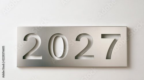 Folded Silver Storefront Panel Welcomes 2027