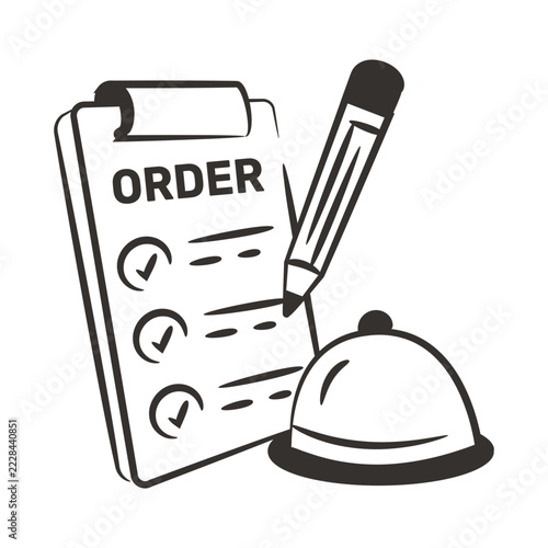 Premium download icon of order list