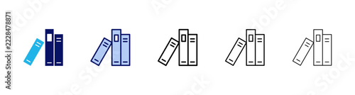 Library icon vector. education sign and symbol