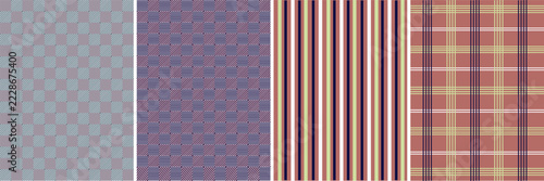 A distinctive contemporary stripe pattern combining muted olive
