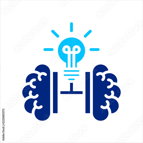 Knowledge Icon. Knowledge icon representing education, information, and intellectual growth. Vector Illustration.