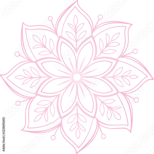 vector illustration of a flower