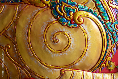 Wall art found in Northern Thai temples.
