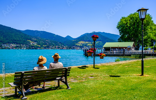 famous tegernsee lake - bad wiessee
