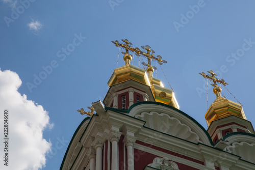  Novodevichy Convent in Moscow in spring.