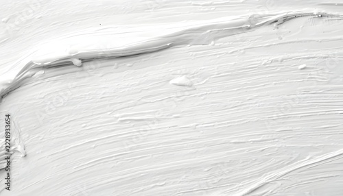 White acrylic paint texture, thick impasto brush strokes, coarse canvas texture, monochromatic color palette, minimalist abstract background, palette knife marks, soft directional lighting