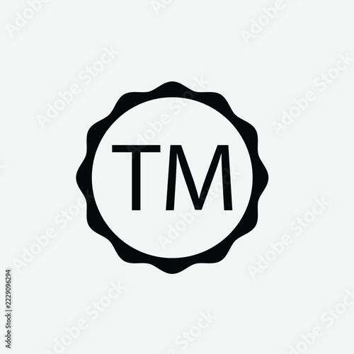 Trade Mark icon vector logo design template