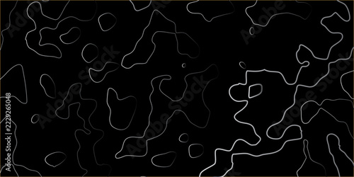 Abstract organic shapes form a flowing vector pattern on black