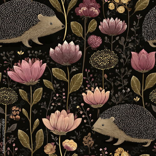 Hedgehog Chintz