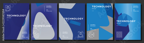 Foreground energy banner technology abstract geometric a4 poster. corner innovative, serene music, designs creative, uniqueness business vector technology background illustration