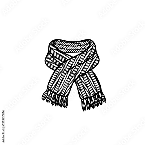 Cozy Knitted Winter Scarf