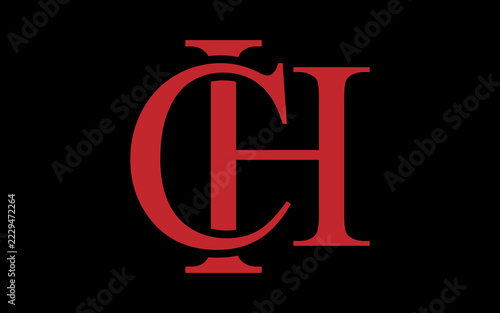 Stylish CH Letter Logo Design Service