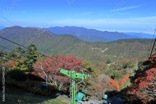 剣山の登山リフト　徳島県