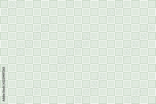 Light green checkered pattern with white grid lines for modern decorative interior wall design.