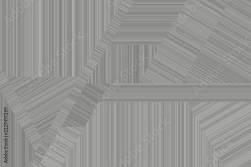 Abstract geometric pattern with grey hatching lines creating asymmetric shapes for backdrop.